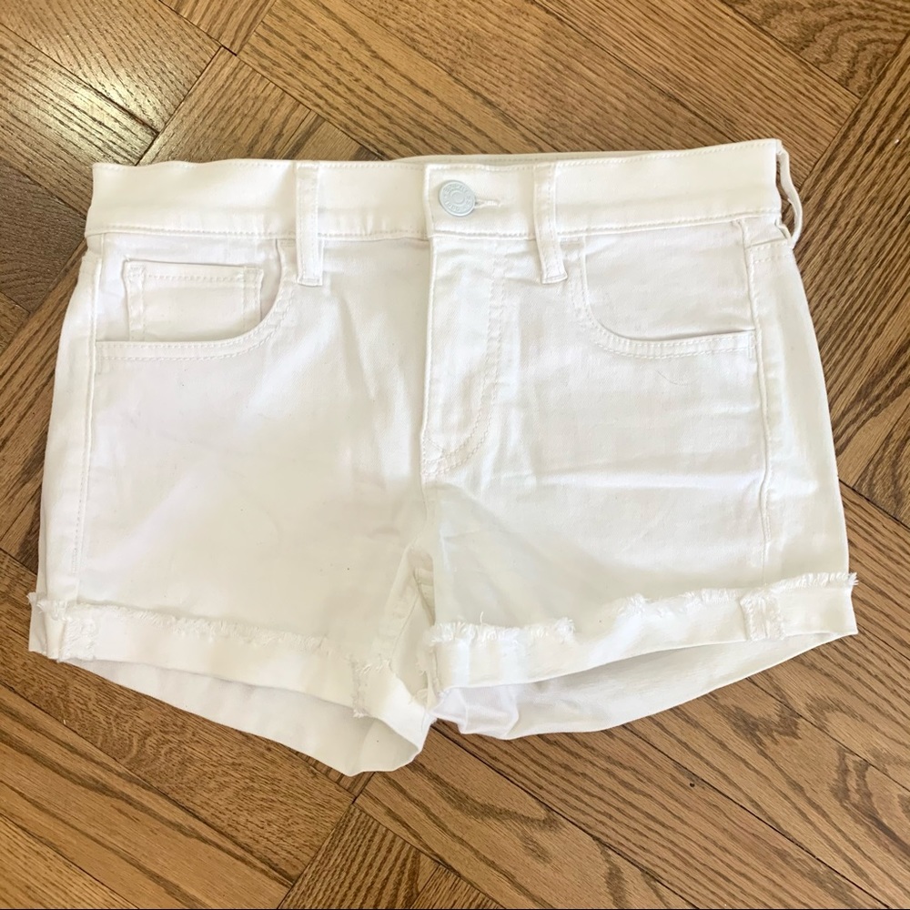 Express White Denim Shorts